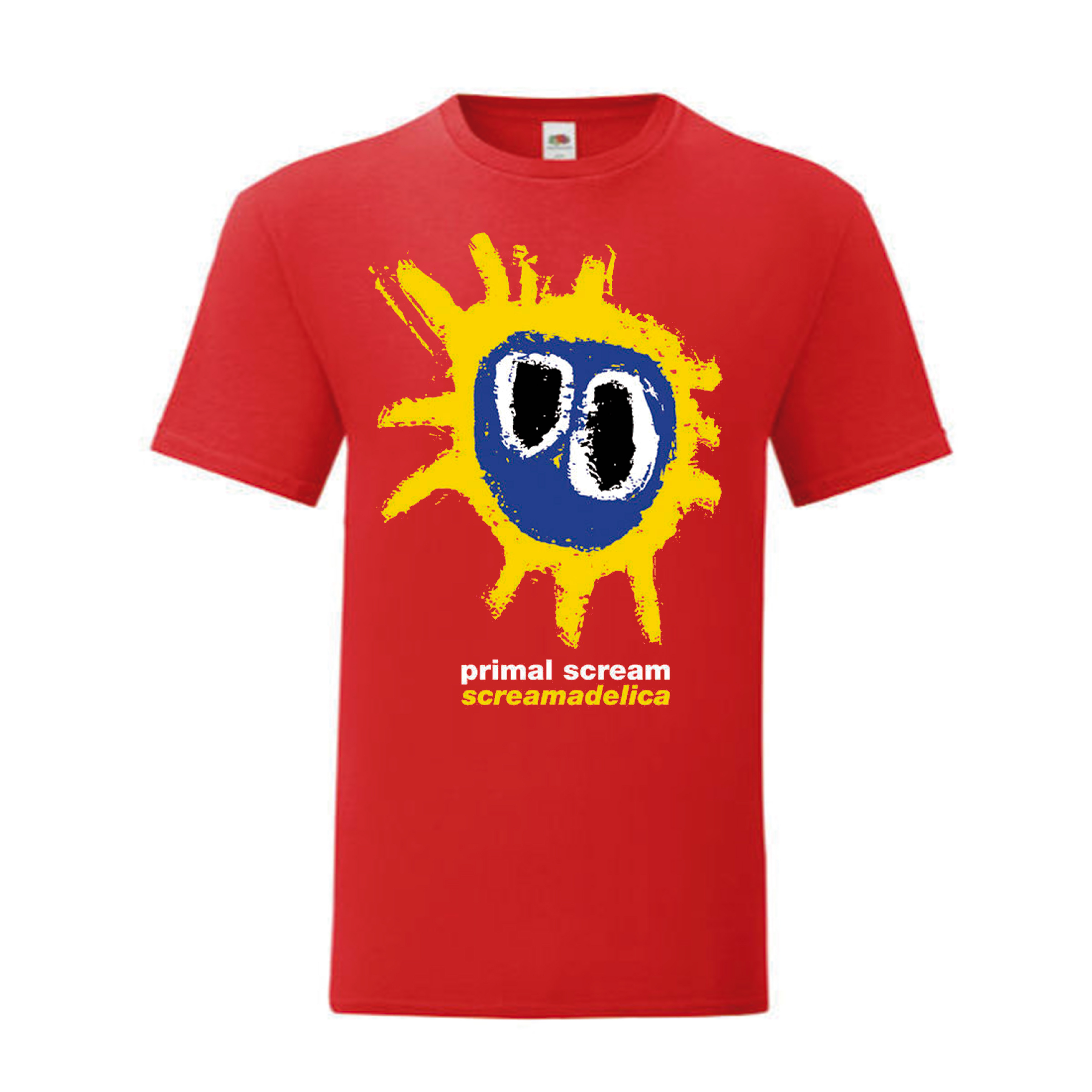 Camiseta Primal Scream roja - Screamadelica