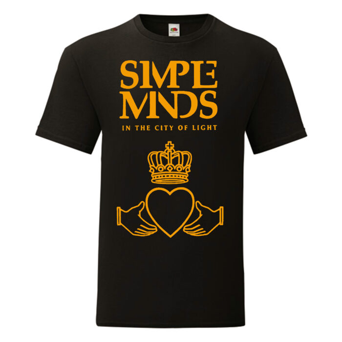 Camiseta Simple Minds negra - Live In The City Of Light