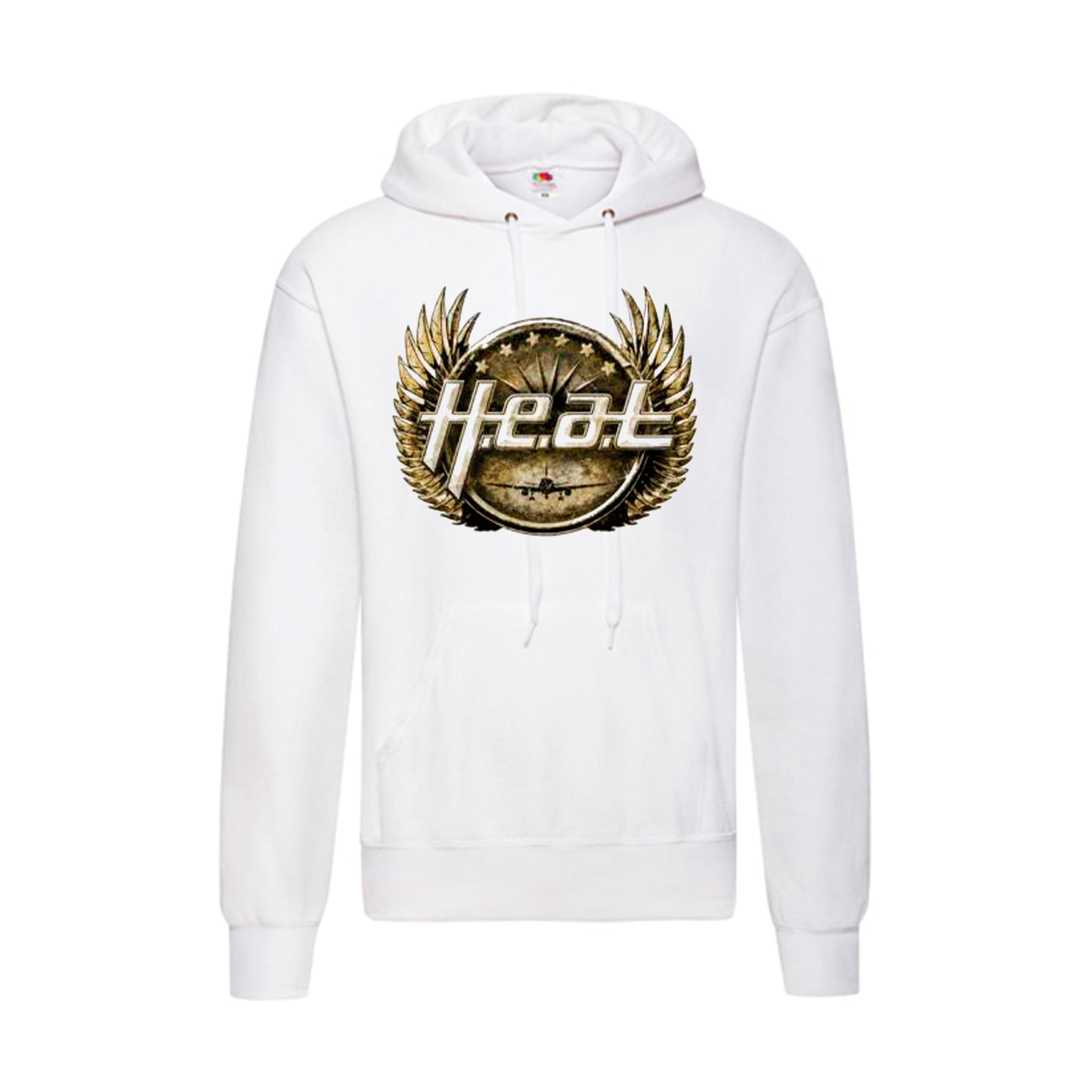 Sudadera Heat blanca - Logo