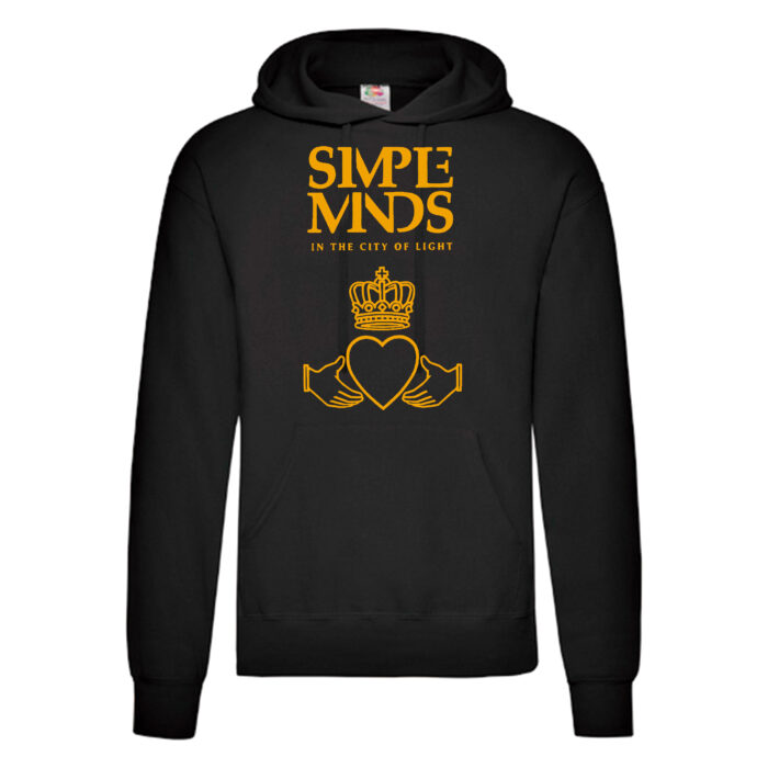 Sudadera Simple Minds negra - Live In The City Of Light