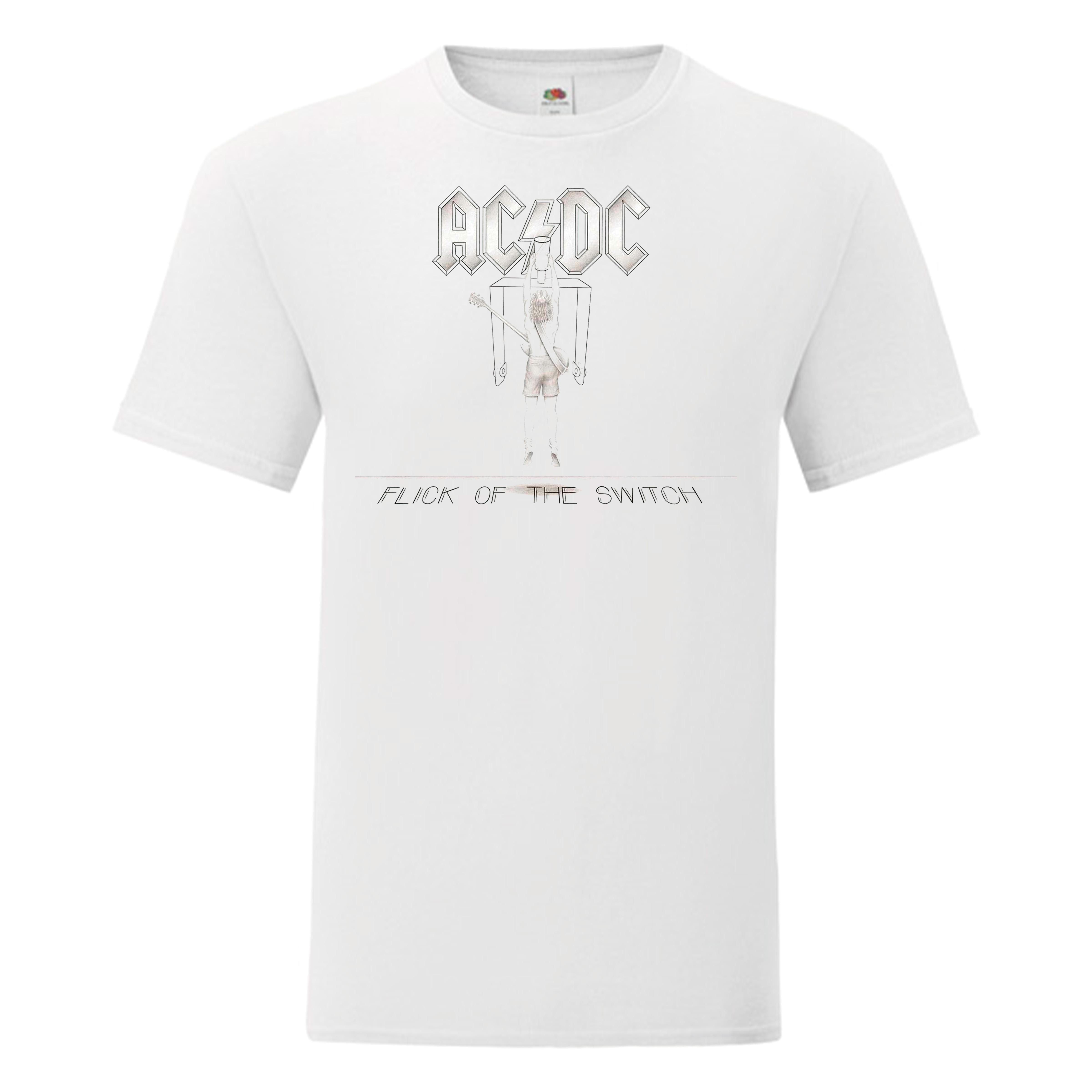 Camiseta ACDC blanca - Flick Of The Switch