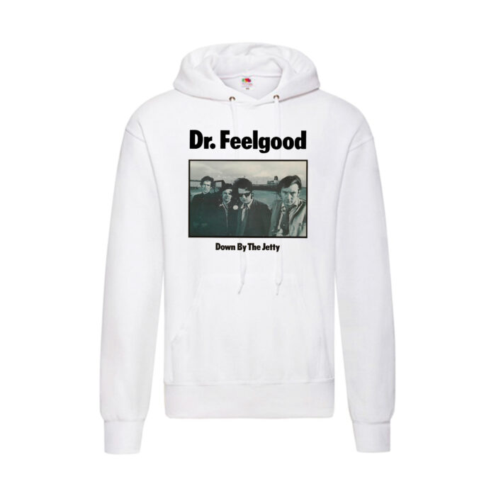 Sudadera Dr. Feelgood blanca -Down By The Jetty