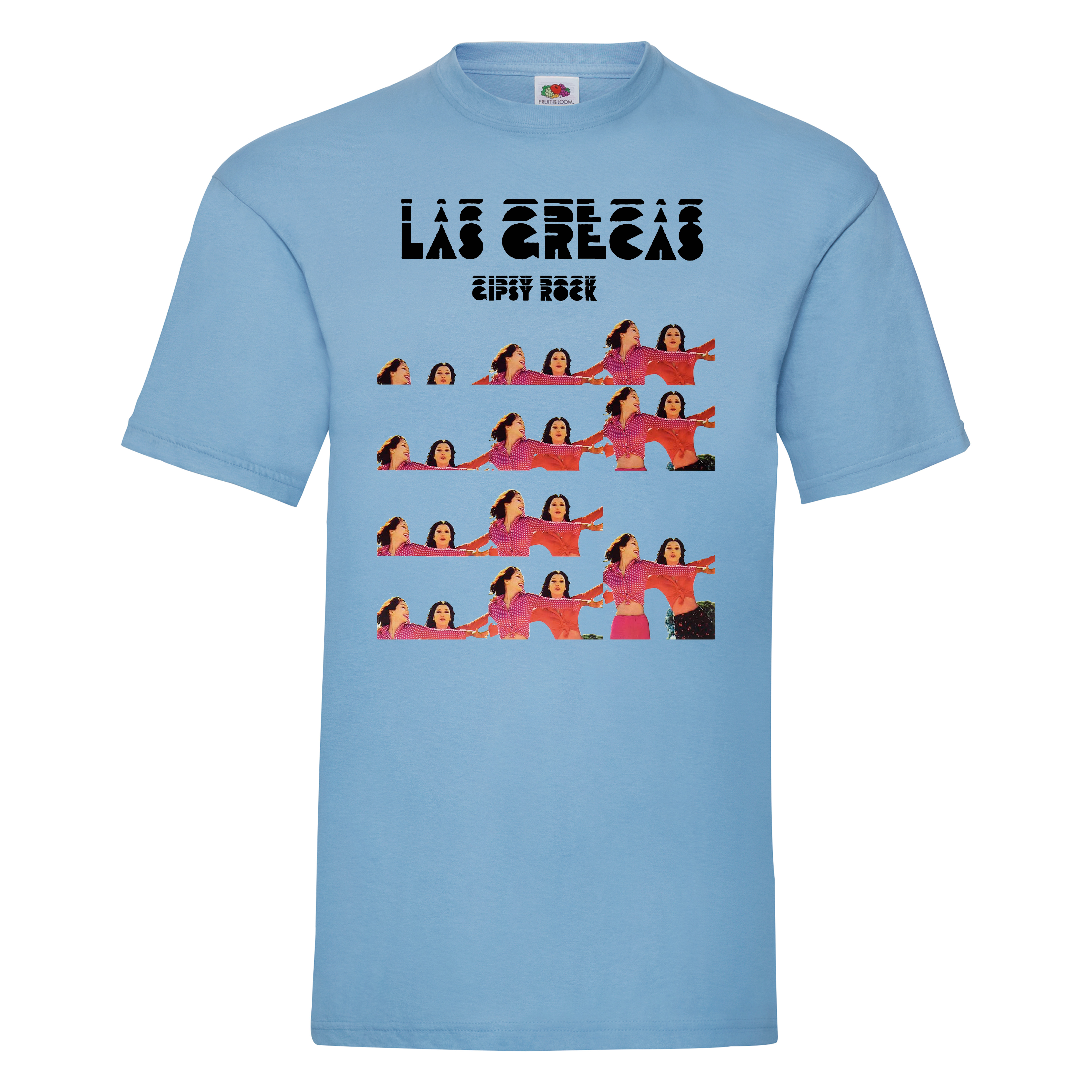 Camiseta Grecas, Las azul cielo - Gipsy Rock