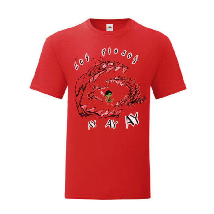 Camiseta Piojos, Los  roja - Ay Ay Ay
