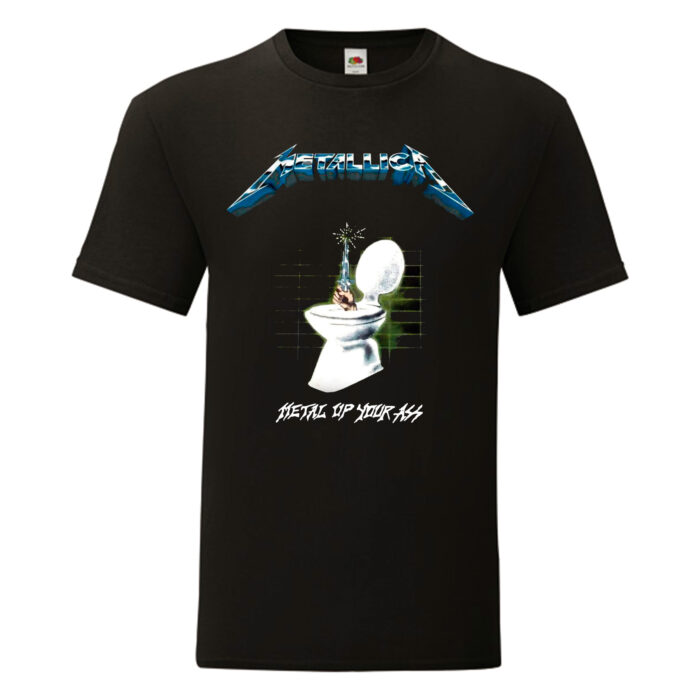 Camiseta Metallica negra - Metal Up Your Ass
