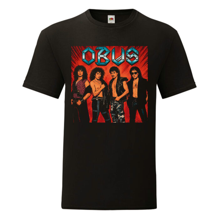 Camiseta Obús negra - Poderoso Como El Trueno