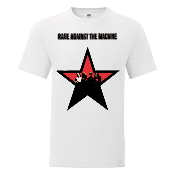 Camiseta Rage Against The Machine blanca - Logo