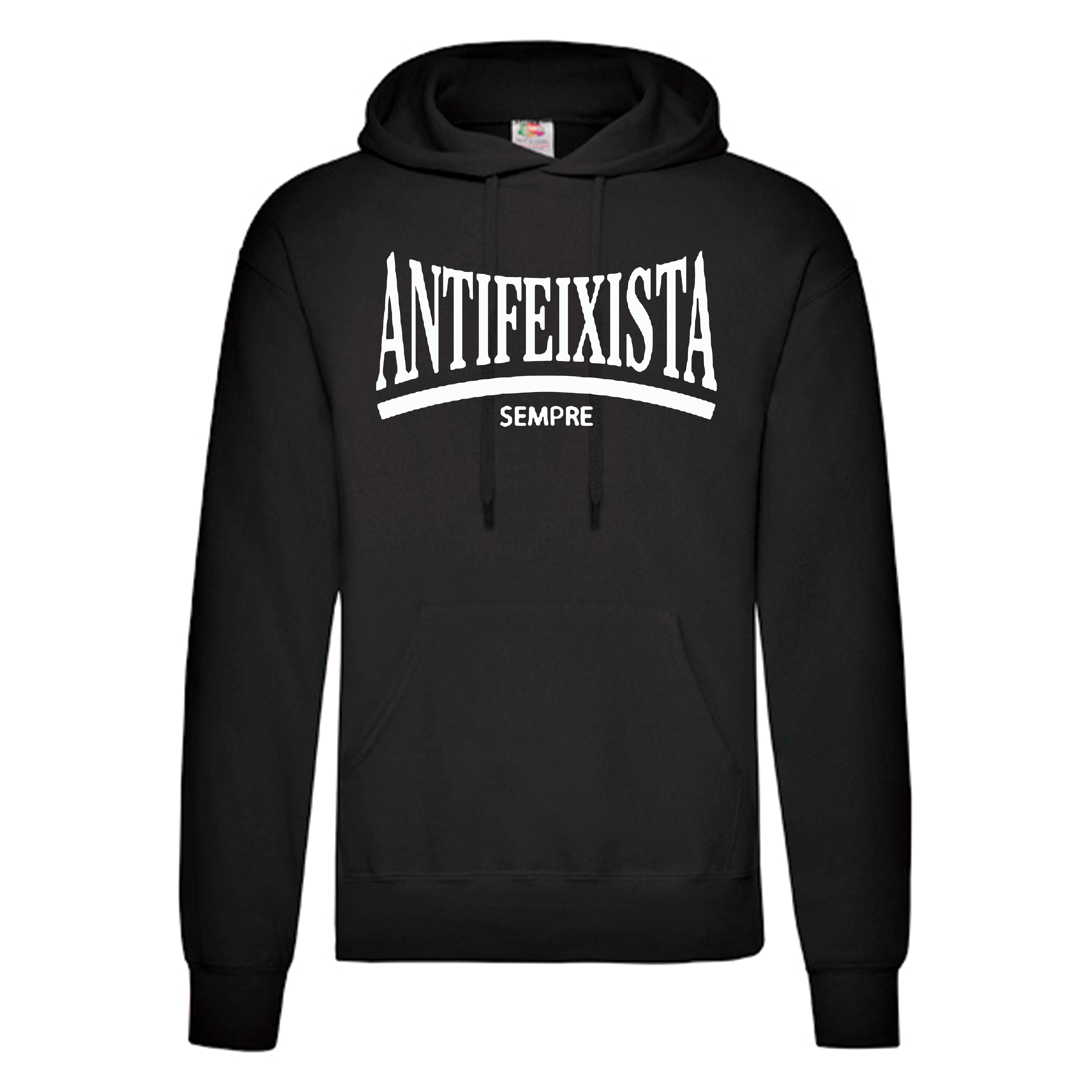 Sudadera Antifeixista Sempre negra