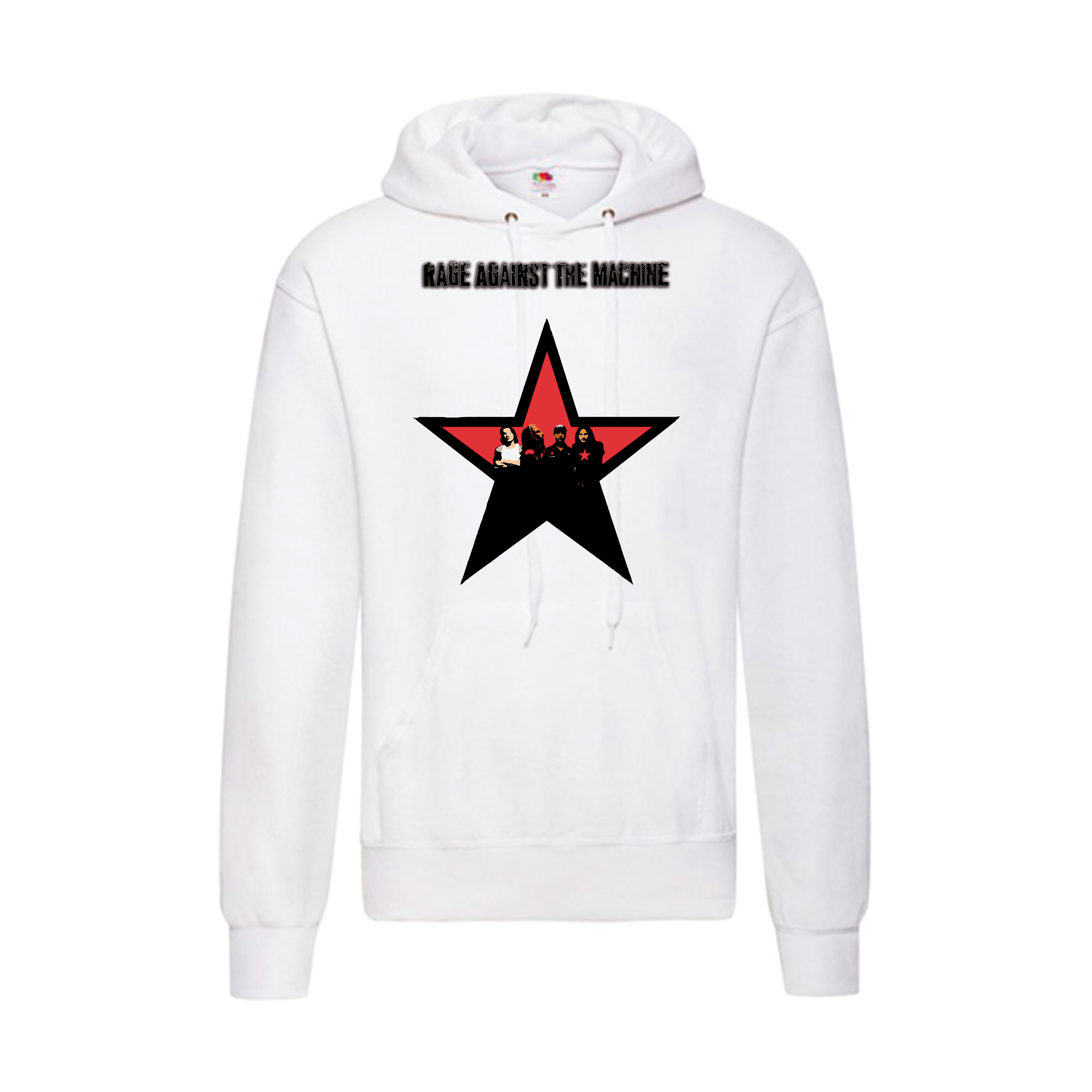Sudadera Rage Against The Machine blanca - Logo