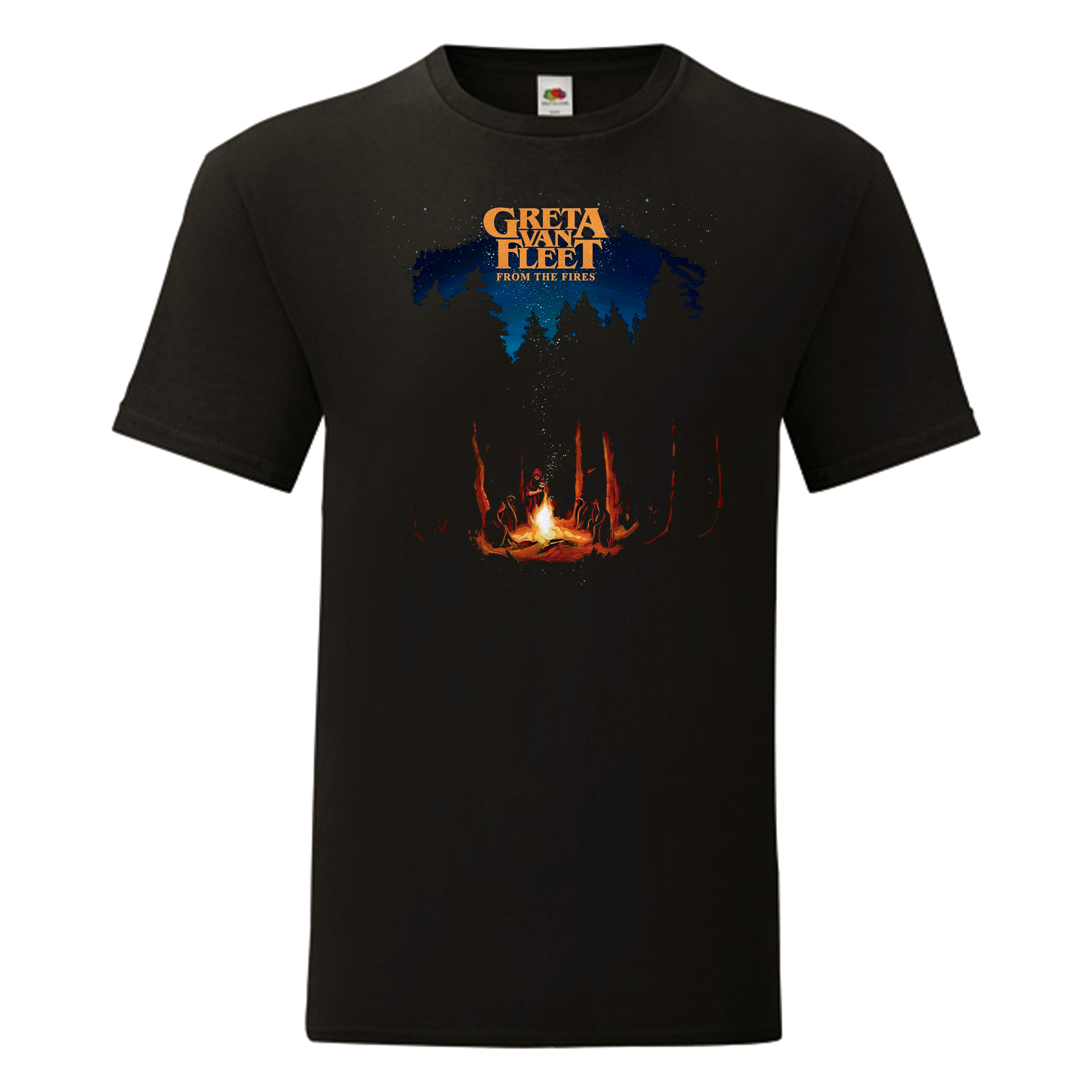 Camiseta Greta Van Fleet negra - From The Fires