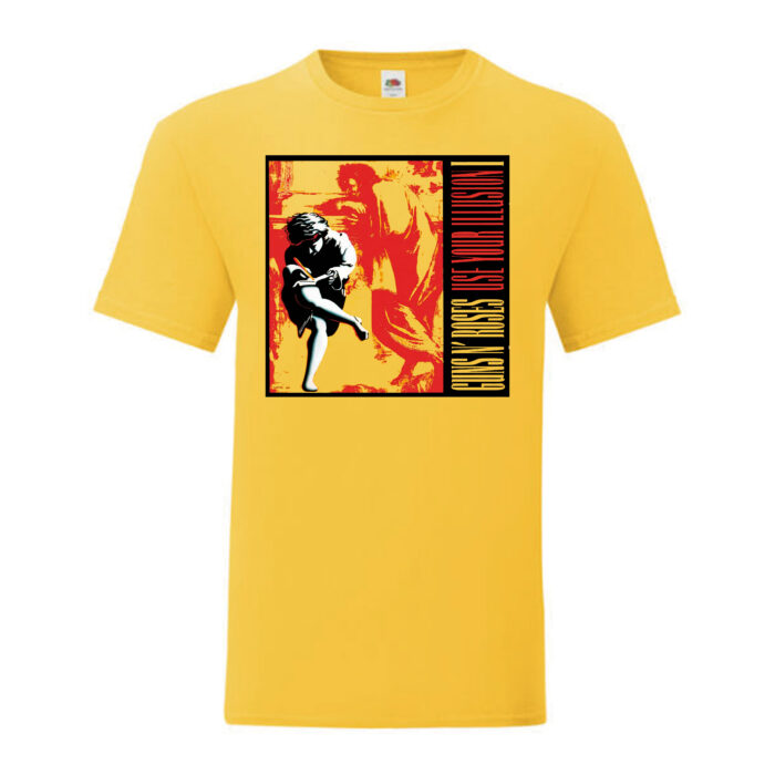 Camiseta Guns And Roses amarilla - Use Your Ilusion I