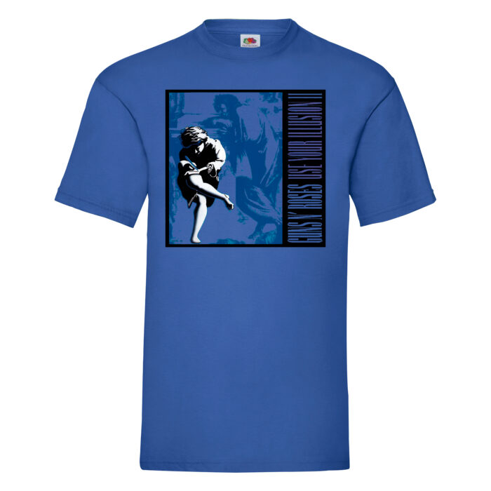 Camiseta Guns And Roses azul royal - Use Your Ilusion II
