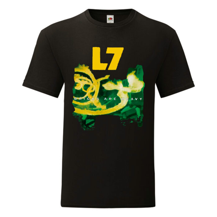 Camiseta L7 negra - Bricks Are Heavy