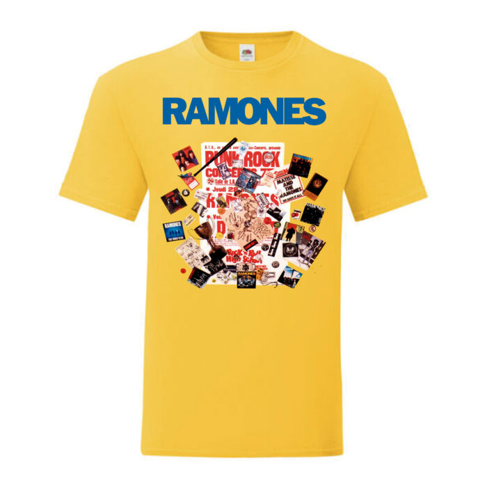 Camiseta Ramones amarilla - Ramones Mania