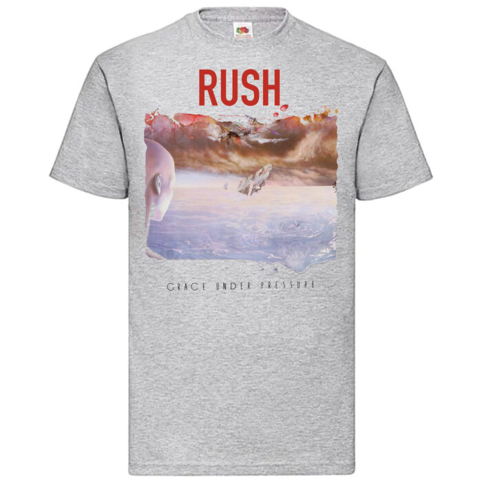 Camiseta Rush gris jaspeado - Grace Under Pressure
