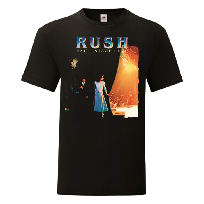Camiseta Rush negra - Exit...Stage Left