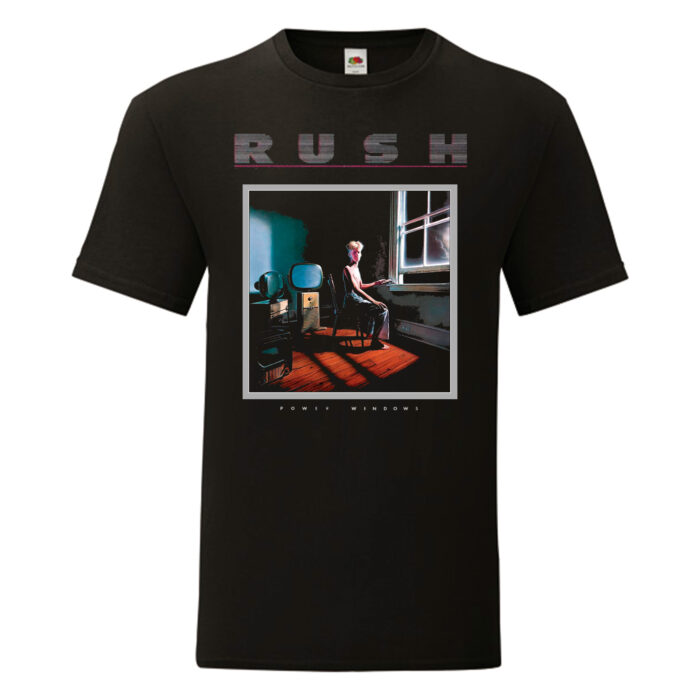 Camiseta Rush negra - Power Windows