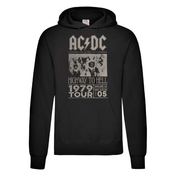 Sudadera ACDC negra - Highway To Hell Tour 1979
