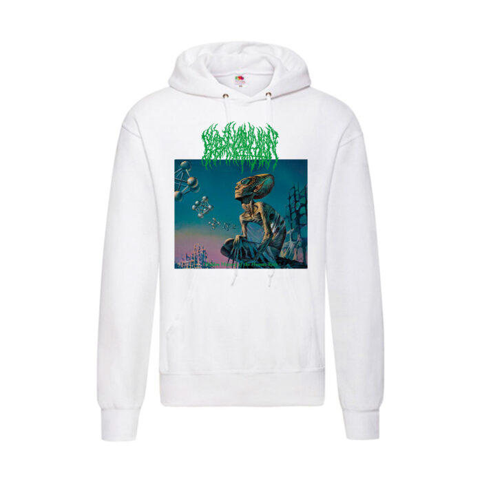 Sudadera Blood Incantation blanca - Hidden History Of Human Race
