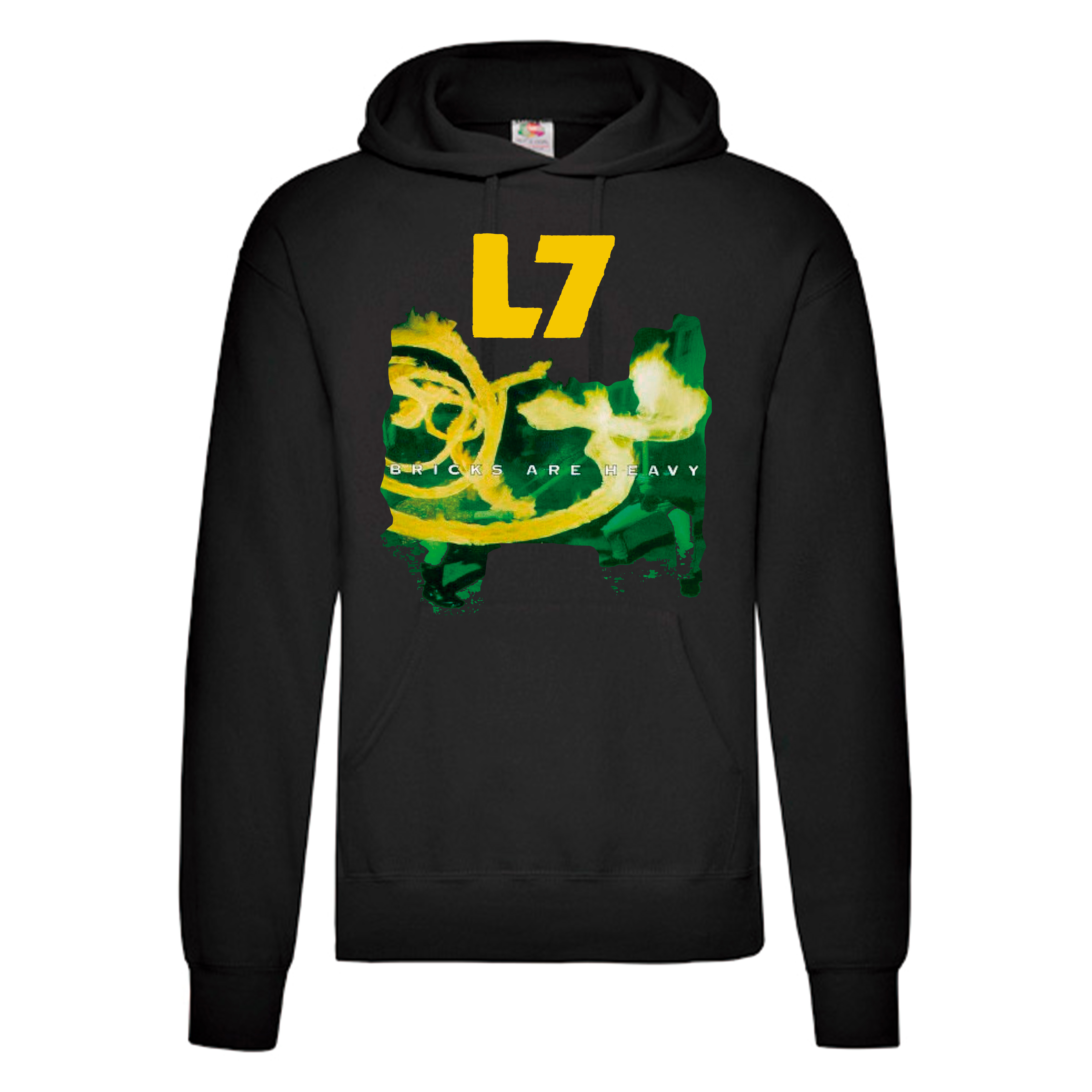 Sudadera L7 negra - Bricks Are Heavy