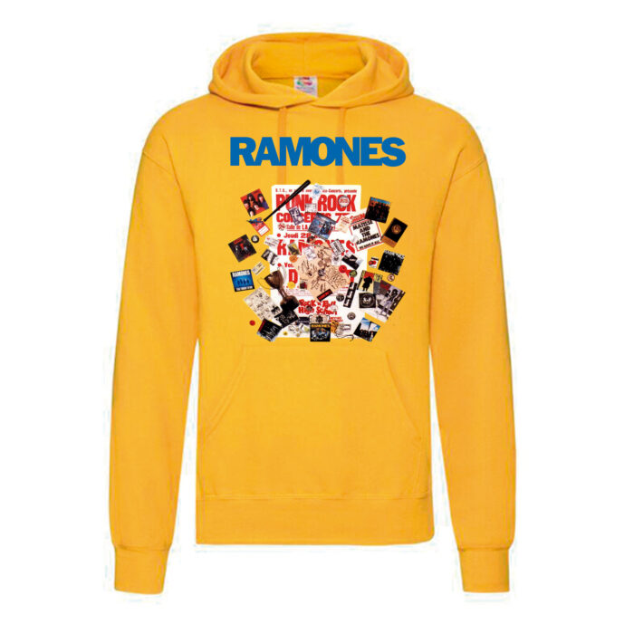 Sudadera Ramones amarilla - Ramones Mania