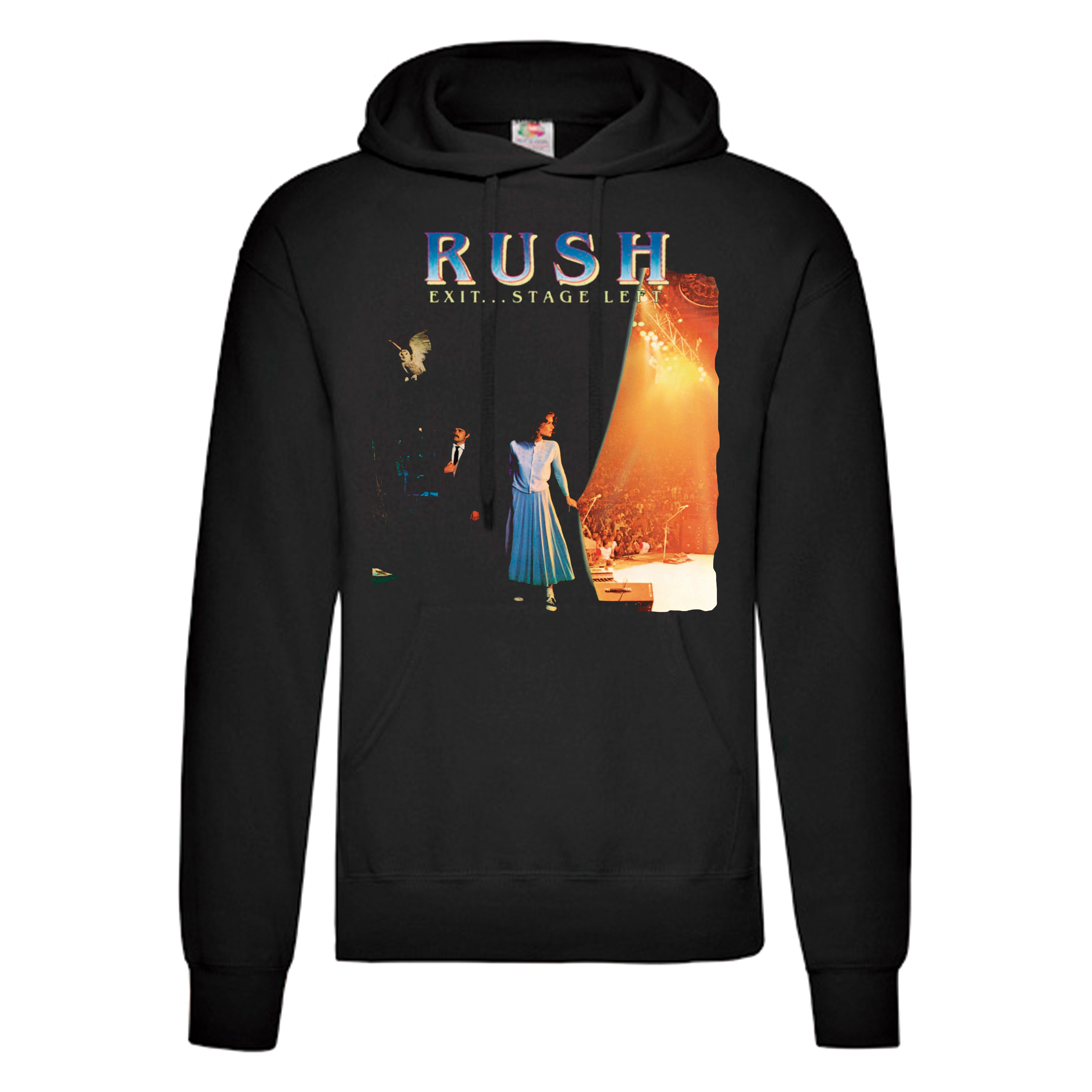 Sudadera Rush negra - Exit...Stage Left