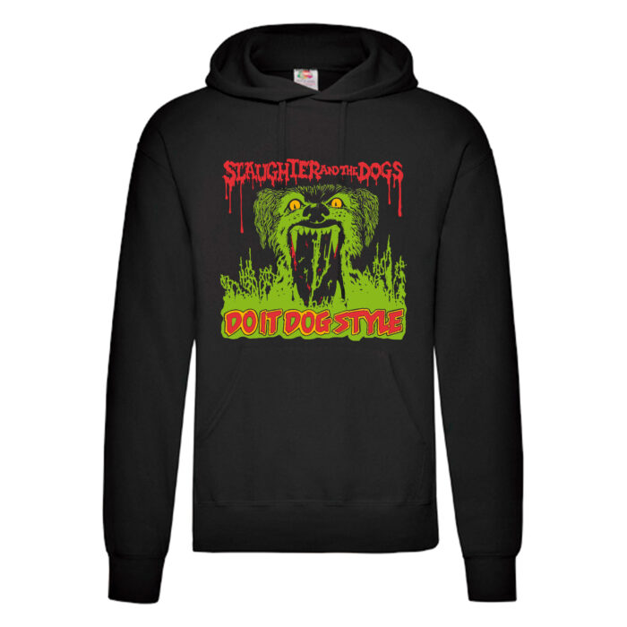 Sudadera Slaughter And The Dogs negra - Do It Dog Style
