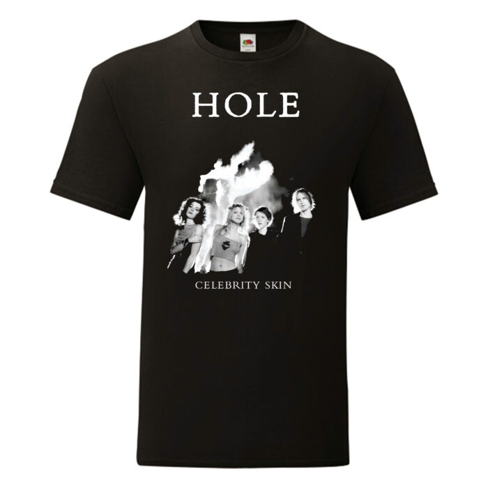 Camiseta Hole negra - Celebrity Skin