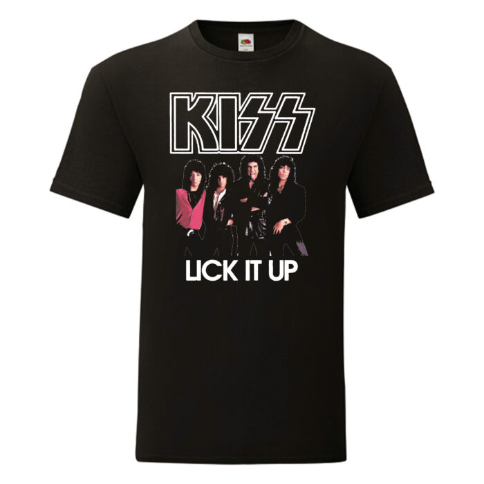 Camiseta Kiss negra - Lick It Up