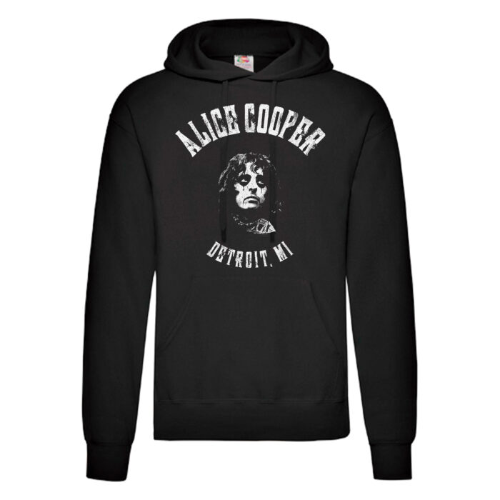 Sudadera Alice Cooper negra - Detroit, Mi