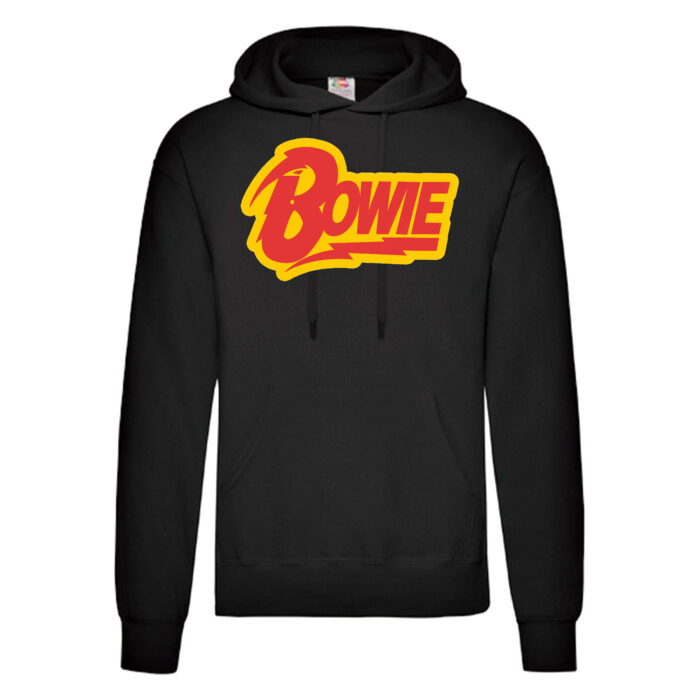 Sudadera David Bowie negra - Logo