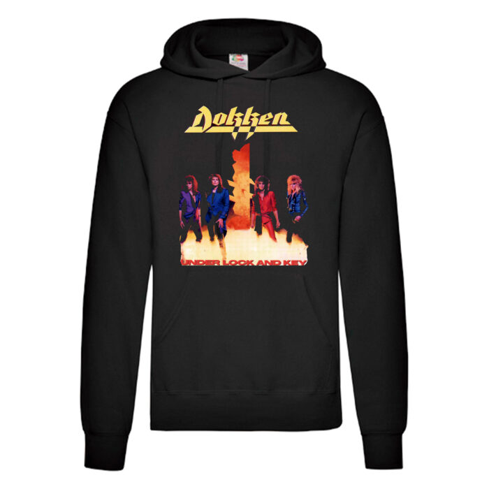 Sudadera Dokken negra - Under Lock And Key