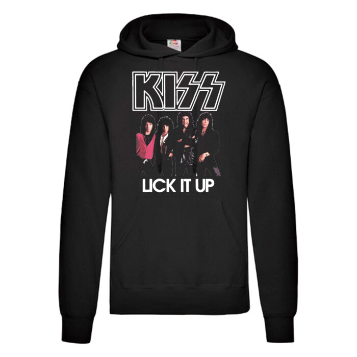 Sudadera Kiss negra - Lick It Up