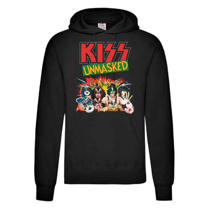 Sudadera Kiss negra - Unmasked