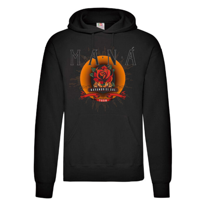 Sudadera Maná negra - Rayando El Sol Tour