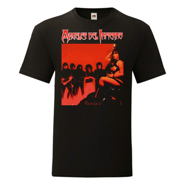 Camiseta Ángeles Del Infierno negra - Pacto Con El Diablo