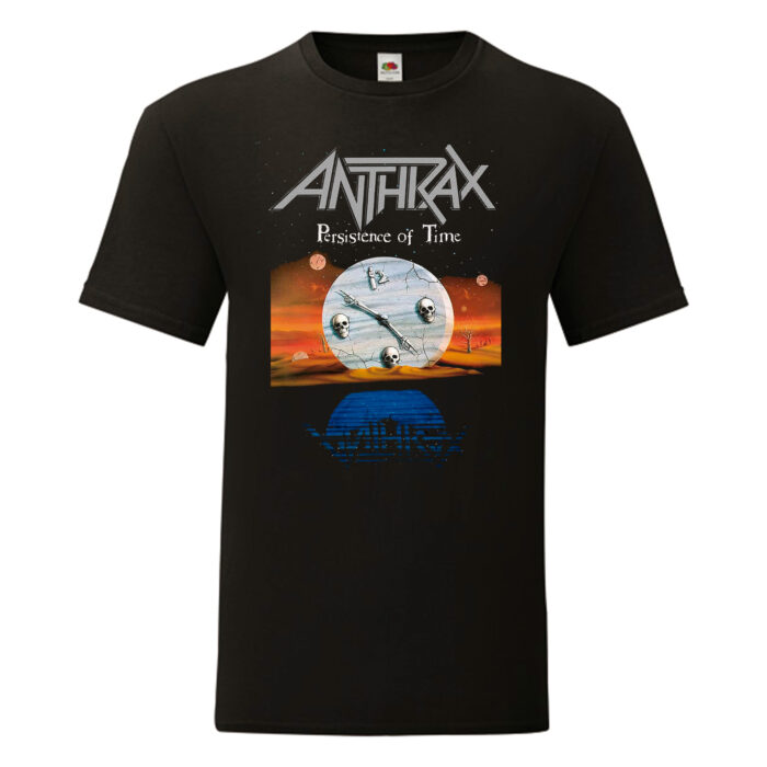 Camiseta Anthrax negra - Persistence Of Time