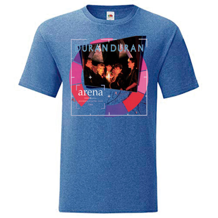 Camiseta Duran Duran azul jaspeado - Arena