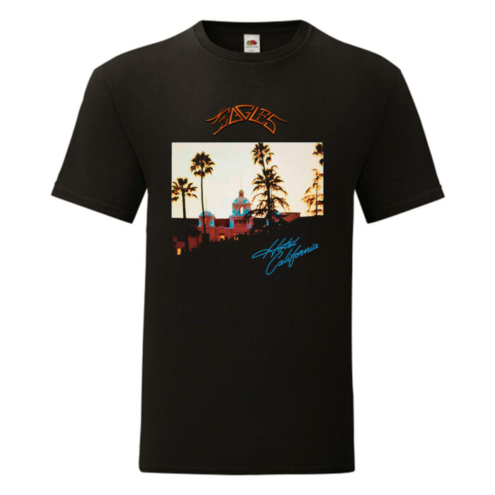 Camiseta Eagles, The negra - Hotel California