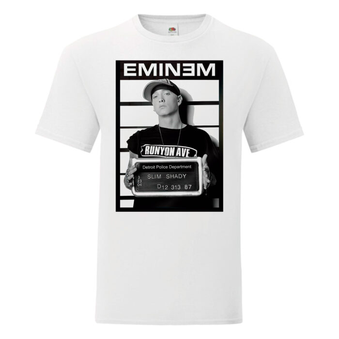Camiseta Eminem blanca - Runyon Ave.