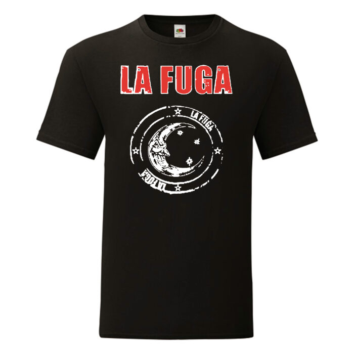 Camiseta Fuga, La negra - Logo