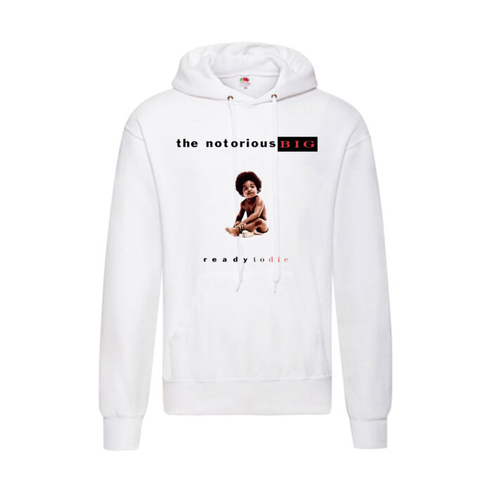 Sudadera Notorious Big, The blanca - Ready To Die
