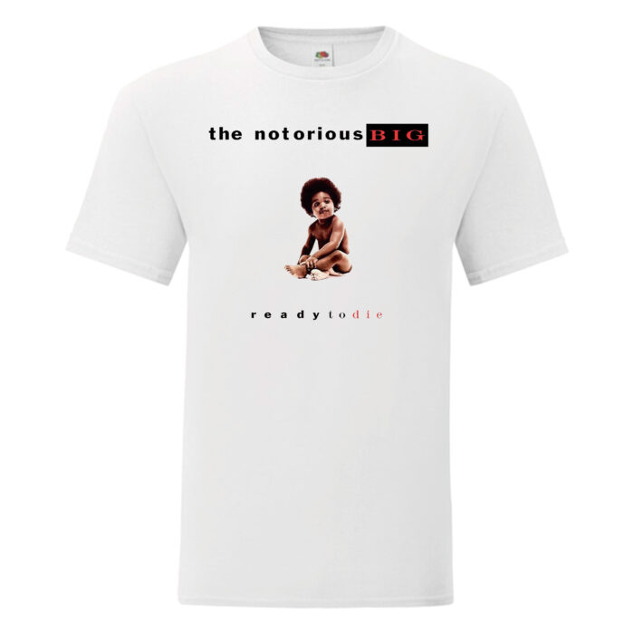 Camiseta Notorious Big, The blanca - Ready To Die