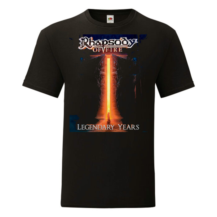 Camiseta Rhapsody Of Fire negra - Legendary Years