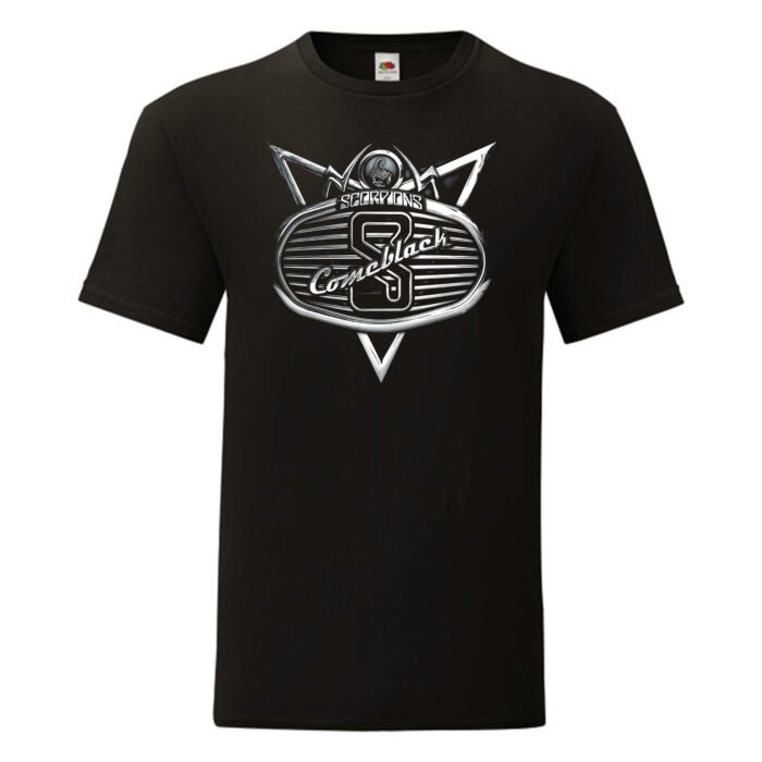 Camiseta Scorpions negra - Comeblack