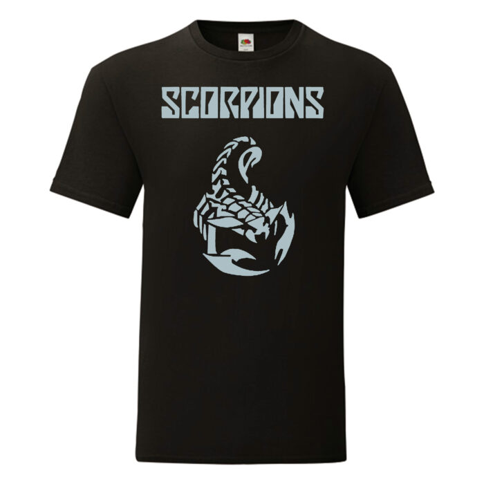 Camiseta Scorpions negra - Logo