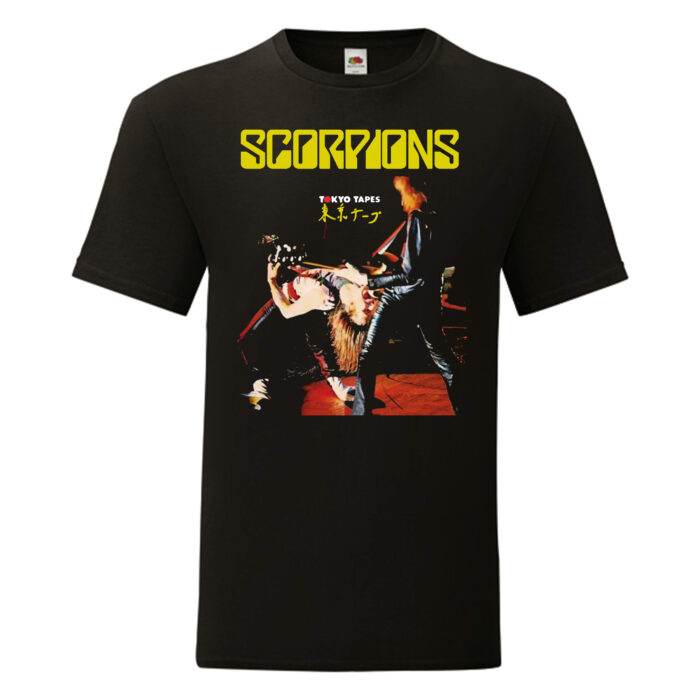 Camiseta Scorpions negra - Tokyo Tapes
