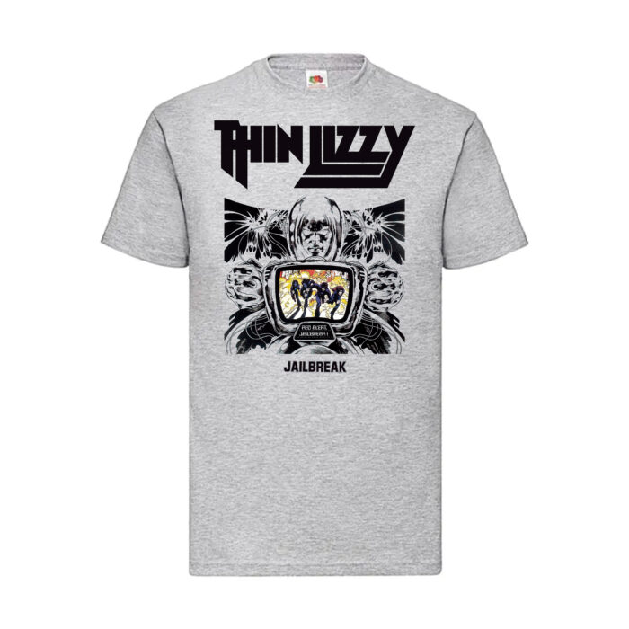 Camiseta Thin Lizzy gris jaspeado - Jailbreak