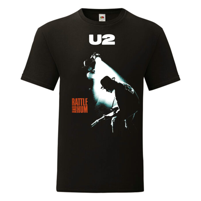 Camiseta U2 negra - Rattle And Hum