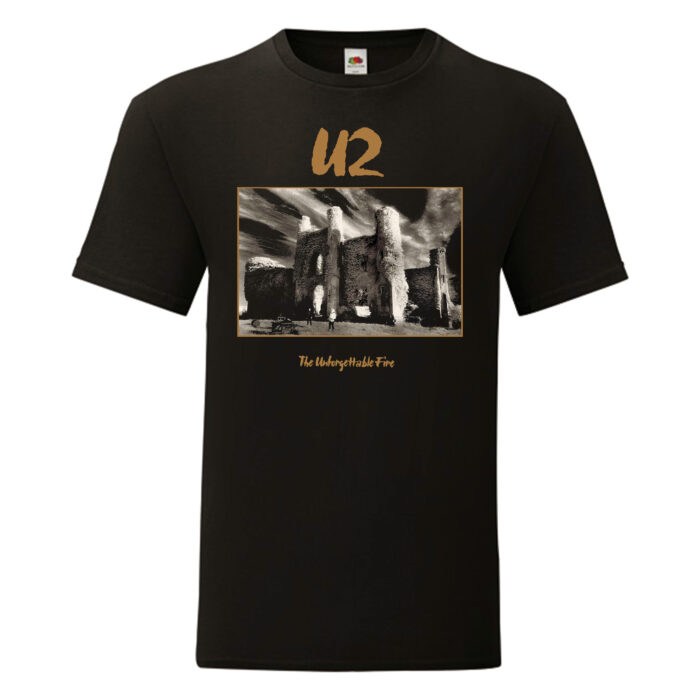 Camiseta U2 negra - The Unforgettable Fire